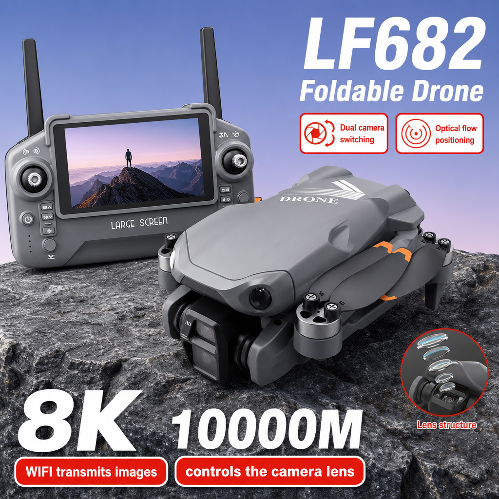 Zdjęcia lotnicze z drona LF682 – Drone Gimbal Mount recenzja i cena